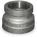 Reducing Coupling: 316 Stainless Steel, 2 1/2" x 2" Fitting Pipe Size, Female NPT x Female NPT