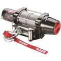 12V DC Pulling ATV/UTV Electric Winch with 14.1 fpm and 4,500 lb 1st Layer Load Capacity