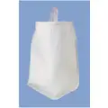Felt Filter Bag, Polyester Material, 120 gpm Max. Flow, 100 Microns