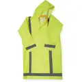 Condor Yellow/Green, Rain Jacket with Detachable Hood, L, PVC, Unisex, Hood Style Detachable