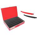 Imperial Dual Wall Flexible MW Heat Shrink Tubing Assortment, 6", Black/Red, Polyolefin, 16 Pieces