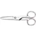 Klein Tools Electricians Scissors, Electrical and Communications, Straight, Right Hand, Tempered Steel, Length o