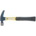 Steel Straight Claw Hammer,  16.0 Head Weight (Oz.),  Smooth,  1 in Face Dia. (In.)