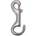 Slide Bolt Spring Snap: Not Load Rated, 3 3/8" Overall Length, Zinc Plated