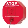 Safety Technology International Polycarbonate Fire Extinguisher Alarm, 95 or 105 Decibels, 5-1/2" Dia