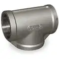 304 Stainless Steel Tee, FNPT, 1" Pipe Size - Pipe Fitting