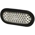 Ecco Warning Light: 8 in Lg - Vehicle Lighting, 5 in Wd - Vehicle Lighting, Amber/Clear, LED, 12 VDC