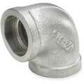 90&deg; Elbow: 304 Stainless Steel, 3/4 in x 3/4 in Fitting Pipe Size, Female x Female, Class 3000, 304