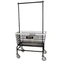 1-Compartment Laundry Cart, 500 lb. Capacity, 37-3/4" L X 19" W X 71-1/2" H
