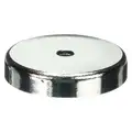 Encased Round Base Magnet, 16 lb. Max. Pull, 0.283" Thickness