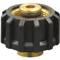 Quick-Connect Coupler: 1/4 in (F)NPT, 22 mm x 1.5 (F) Quick Connect