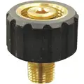 Quick-Connect Coupler: 3/8 in (M)NPT, 22 mm x 1.5 (F) Quick Connect