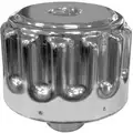Reservoir Breather, Standard, 40 Micron Rating, Nickel-Chrome-Plated Steel, 3.0" Outside Dia.