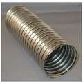 Metal Exhaust: 4 in Hose Inside Dia., 24 in Hose Lg, 304 Stainless Steel, Silver