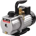Vacuum Pump, Inlet Port Size 1/4" and 3/8" Flare, 1/2" ACME, Displacement 6.0 cfm, 1/2 HP