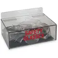 9" x 6-3/4" x 4-5/8" PETG Protective Eyewear Dispenser, Clear; Holds Up to (6) Pairs