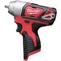 Milwaukee 2461-20 M12-1/4" Cordless Impact Wrench, 12.0 V, 450"-lb. Max. Torque