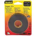 3M Vinyl Electrical Tape, Rubber Tape Adhesive, 7.00 mil Thick, 1-1/2" X 44 ft., Black, 100 PK