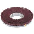 Tough Guy 15" Round Cleaning, Scrubbing Rotary Brush for 17" Machine Size, Red