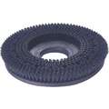 Tough Guy 15" Round Cleaning, Scrubbing Rotary Brush for 17" Machine Size, Black