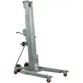 Manual Lift, Manual Push Equipment Lift, 650 lb. Load Capacity, Lifting Height Max.155"