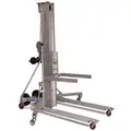 Manual Lift, Manual Push Equipment Lift, 650 lb. Load Capacity, Lifting Height Max.222"