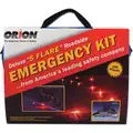 Cortina Roadside Emergency Kit, Number of Pieces 37, Hard Case, 12 1/4 in Overall Depth