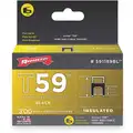 Arrow Staples: Insulated, 5/16 in Crown Wd , 5/16 in Leg Lg , 0.024 x 0.048", 300 PK