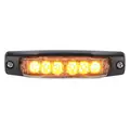 Federal Signal Warning Light,LED,Amber,PC,0.7A