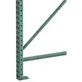 Steel King Teardrop Upright Frame; 25, 040 lb. Load Capacity, 42" D x 16 ft. H x 3" W, Green
