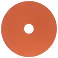 Norton Ceramic, Fiber Disc, Coated, 5" Disc Diameter, 7/8" Mounting Hole Size, PK 25