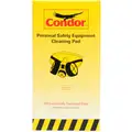 Condor Respirator Wipes, Alcohol, 8" x 5", Includes Individually Packaged Cleaning Wipes Only, PK 100