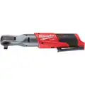 Milwaukee Ratchet: 60 ft-lb Fastening Torque, 175 RPM Free Speed, 1 5/8 in Head Wd, Brushless Motor