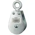 Pulley Block, Swivel Eye, Designed For Wire Rope, 3/16" Max. Cable Size