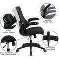 Flash Black Mesh Task Chair 23" Back Height, Arm Style: Adjustable