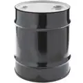 Transport Drum: 10 gal Capacity, 1A1/X1.4/250 UN Rating Liquid, 19 1/4 in Overall Ht, Black, Unlined
