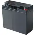 12VDC Sealed Lead Acid Battery, 20Ah, Tab with Bolt Hole, 6.54" Height, 12.54 lb. Weight