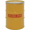 Salvage Drum: 85 gal Capacity, 1A2/X440/S UN Rating Solid, 1A2T/Y320/S UN Rating Liquid, Yellow