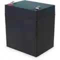 12VDC Sealed Lead Acid Battery, 5.0Ah, Faston, 3.98" Height, 3.52 lb. Weight, 2.72" Depth