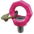 Screw-On Hoist Ring, 1-8 Thread Size, 7,050 lb Working Load Limit, 0 Pivot