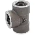 Tee: Forged Steel, 1/2 in x 1/2 in x 1/2 in Fitting Pipe Size, Class 3000