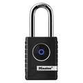 Master Lock Bluetooth Padlock, Vertical Shackle Clearance 2", Zinc Die-Cast, Shackle Material Boron Alloy