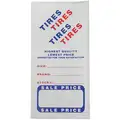 Slip-N-Grip 3" x 6" Paper with Adhesive Backing Tire Label, Roll of 500