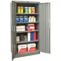 Commercial Storage Cabinet, Dark Gray, 78" H X 36" W X 24" D, Assembled