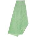 Medium Duty Microfiber Cloth, Green, 16" x 16", 1 EA