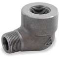 90&deg; Street Elbow: Forged Steel, 1/2" x 1/2" Fitting Pipe Size, Class 3000