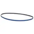 Norton Sanding Belt: 1/2 in W, 24 in L, Coated, Zirconia Alumina, 60 Grit, Medium, R823P BlueFire
