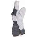 Condor Cold Protection Gloves, Soft Brushed Nylon Lining, Safety Cuff, Black/Sand, L, PR 1
