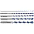Hex Shank Drill Bit Set, Hex, 5 Number of Drill Bits, Carbide Tipped, PK 5