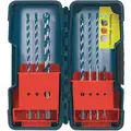 Hex Shank Drill Bit Set, Hex, 7 Number of Drill Bits, Carbide Tipped